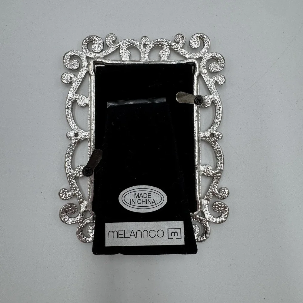 Melannco Ornate Silver Tone Picture Frames Lot 6 Baroque Victorian Scrollwork